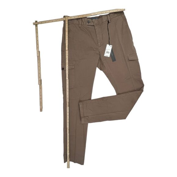 New Dylan Gray Men Pants US 30, 31, 34 Brown Regular Fit Cargo Slash Pockets - Picture 9 of 13
